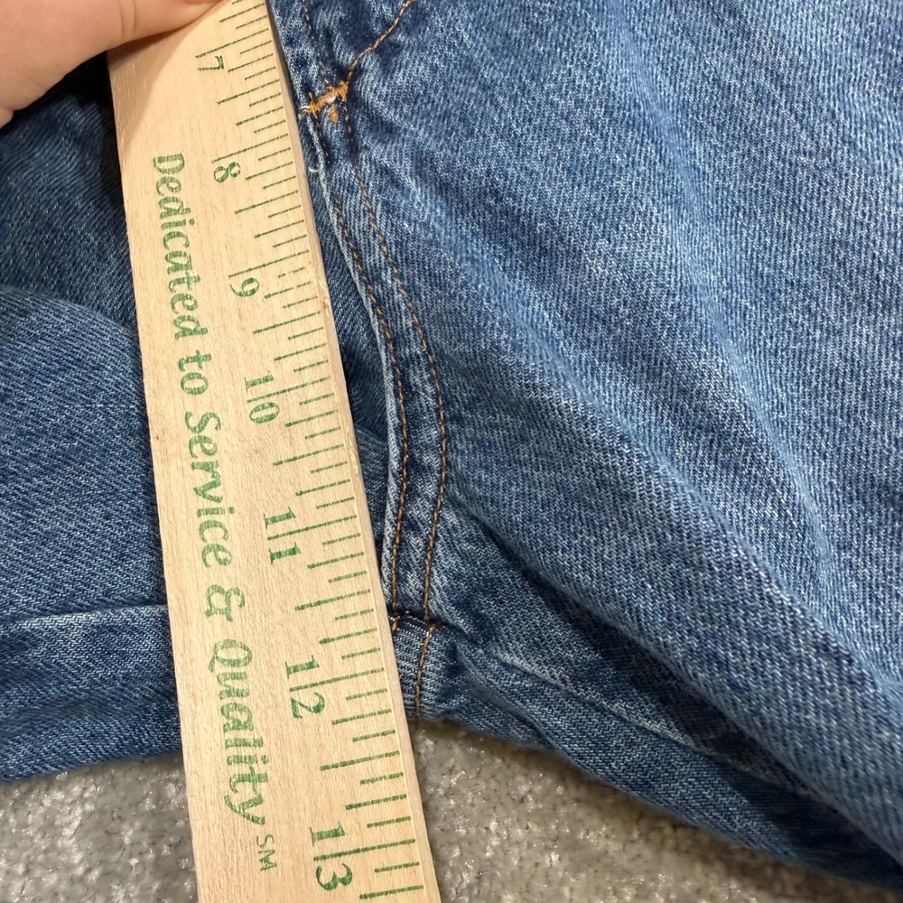 Citizens of Humanity Paloma Utility Trouser Wide Leg Raw Hem Jeans Sz 25 Altered - Picture 13 of 16